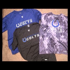 Reebok Colts shirts lot size xl. Like new/mint